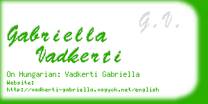 gabriella vadkerti business card